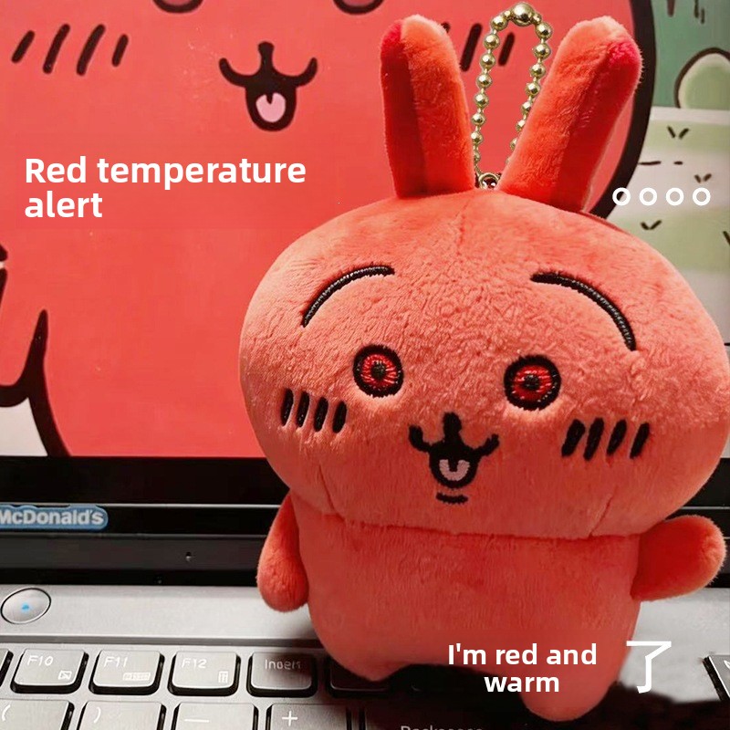 Women'S Keychain Accessories - jiyi Usagi Red Face Angry Plush