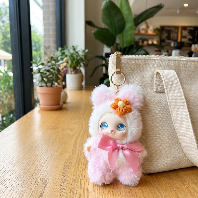 Women'S Keychain Accessories - Cute Animal Plush Keychain 15cm Kawaii