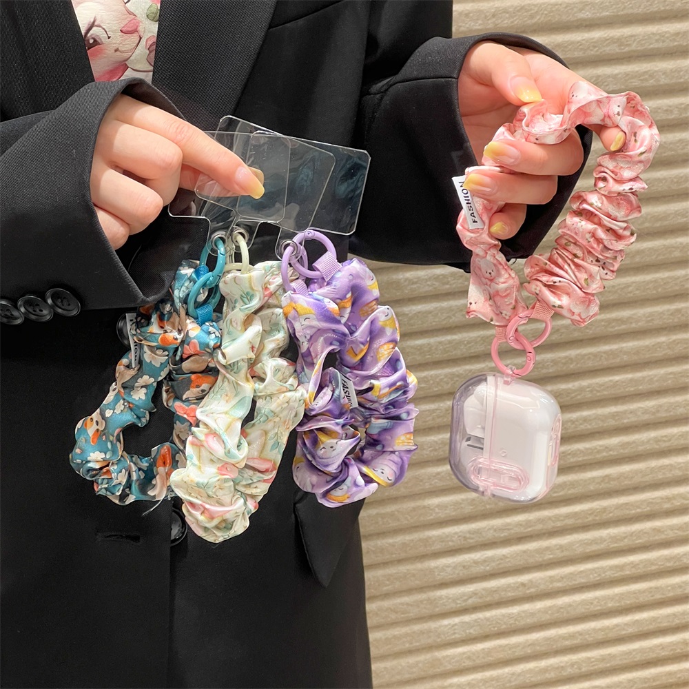 Women'S Keychain Accessories - Women Silk Satin Scrunchies Universal Phone