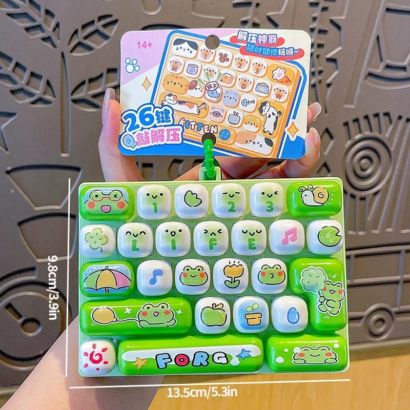 26-Grid Anti-Stress Keyboard K - Women'S Keychain Accessories review and price