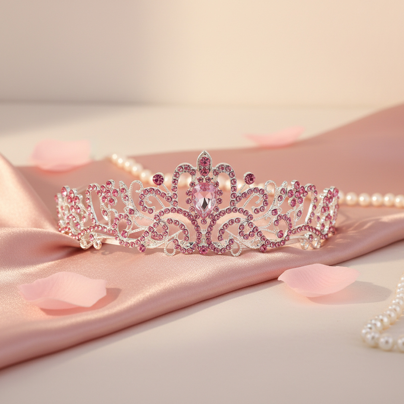 Elegant Bridal Crown Sparkly R - Women'S Hair Accessories Wedding review and price