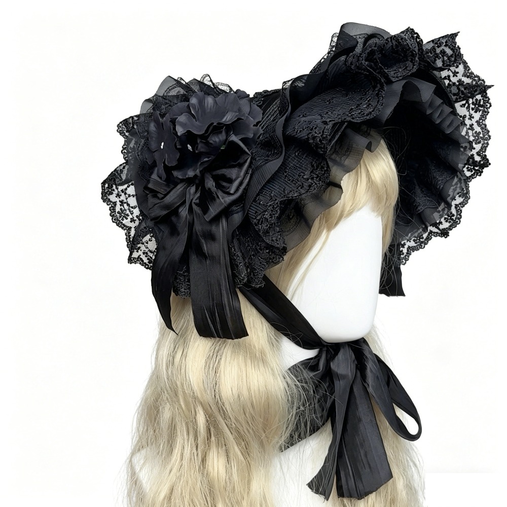Gothic Lolita Straw Hat BNT Bl - Women'S Victorian Era Accessories review and price