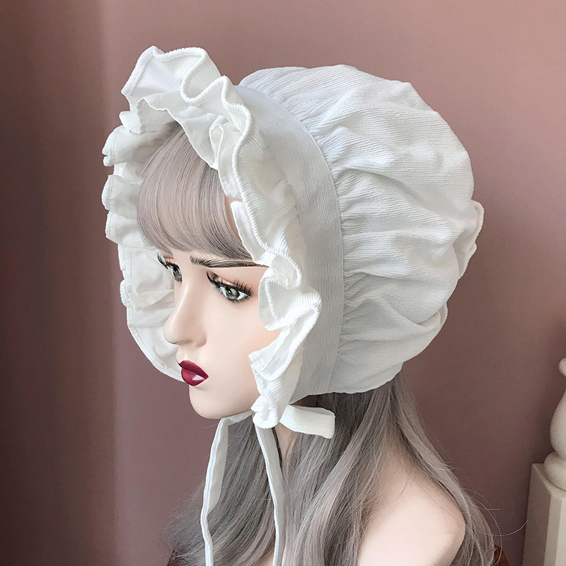 Maid Bonnet Hat Lolita Girl Co - Women'S Victorian Era Accessories review and price