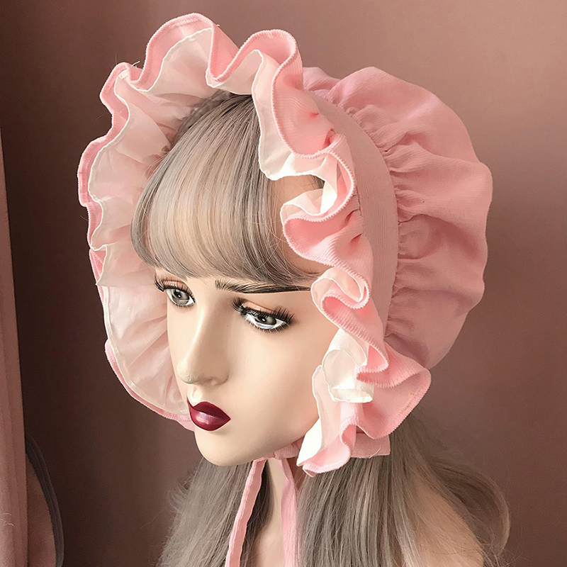 Maid Bonnet Hat Lolita Girl Co - Women'S Victorian Era Accessories review and price
