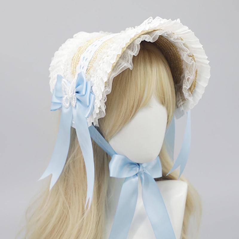 Y3NE Victorian Lace Bonnet Hat - Women'S Victorian Era Accessories review and price