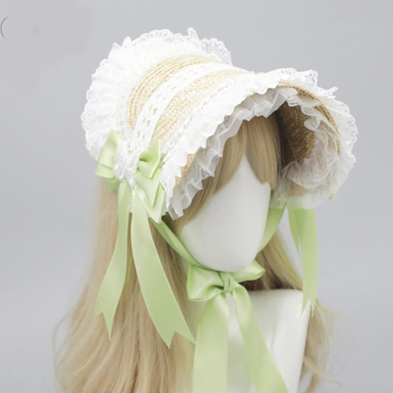 Y3NE Victorian Lace Bonnet Hat - Women'S Victorian Era Accessories review and price