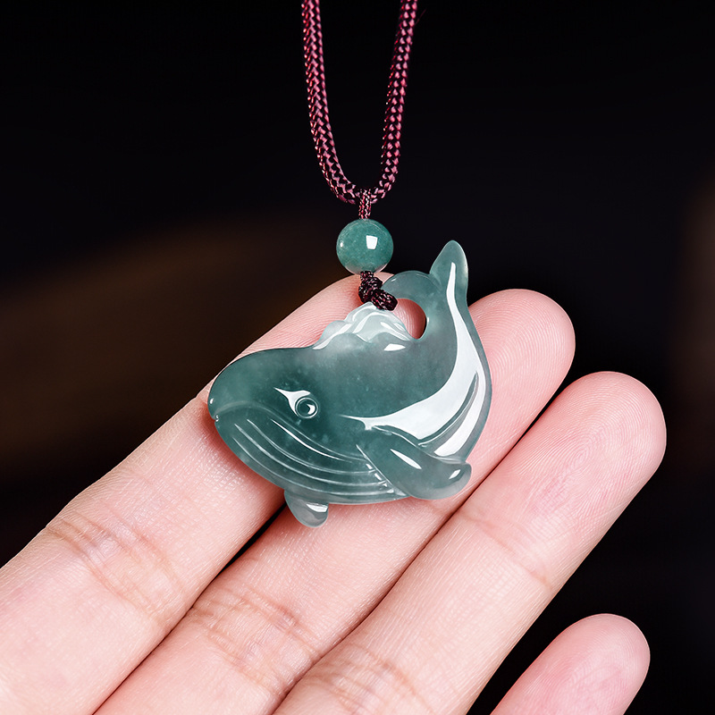 Natural Burmese Jadeite Whale  - Women'S Accessories And Jewelry review and price