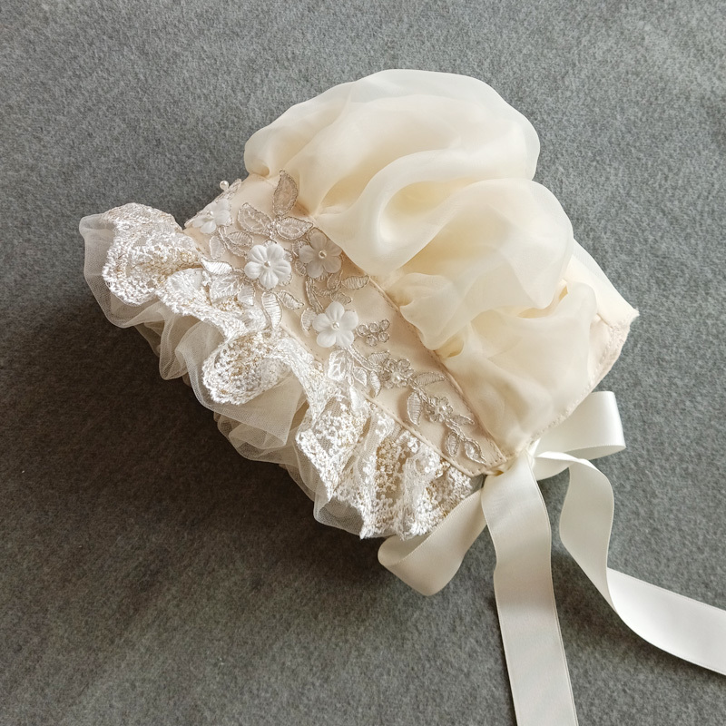 Victorian Bonnet Ruffles Villa - Women'S Victorian Era Accessories review and price
