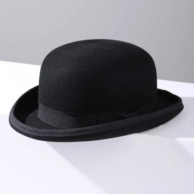 100% Wool Bowler Hat for Men B - Women'S Victorian Era Accessories review and price