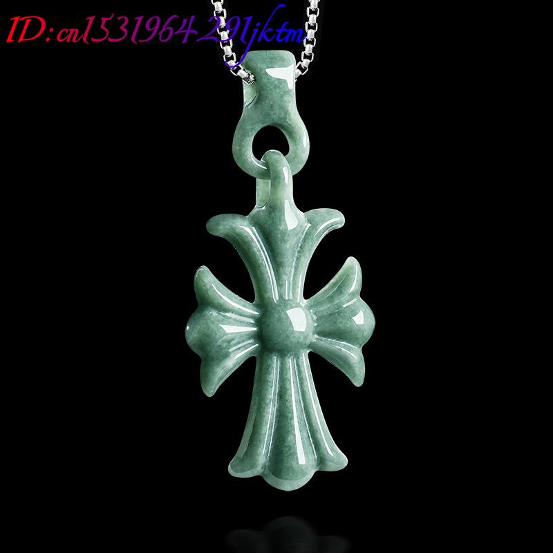 Natural Burmese Jadeite Cross  - Women'S Accessories And Jewelry review and price