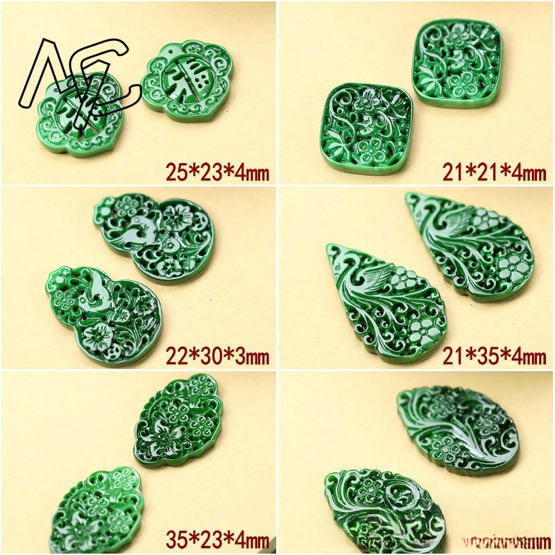 2pcs DIY Natural Dry Green Eme - Women'S Accessories And Jewelry review and price