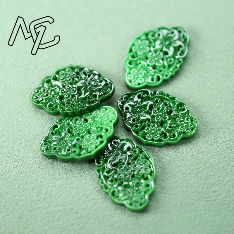 2pcs DIY Natural Dry Green Eme - Women'S Accessories And Jewelry review and price