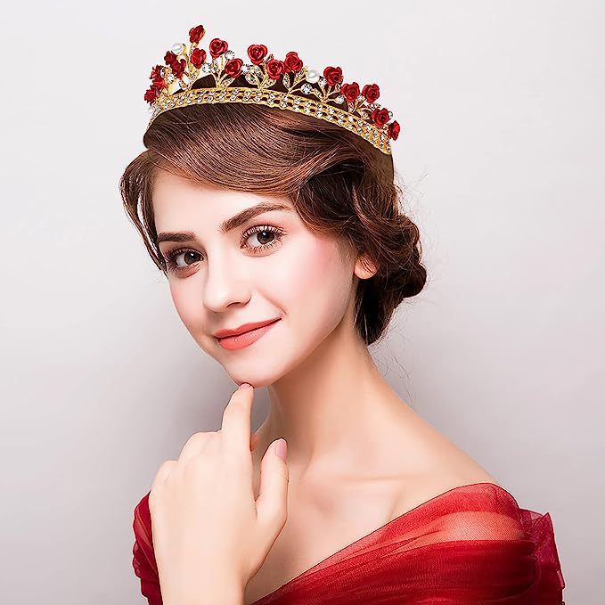 Baroque Ceramic Bridal Crown R - Women'S Hair Accessories Wedding review and price